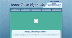 Desktop Screenshot of innergatehypnosis.com