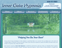 Tablet Screenshot of innergatehypnosis.com